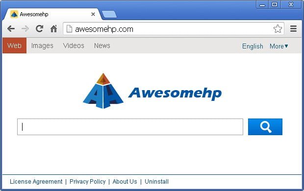 Awesomehp homepage screenshot Awesomehp homepage screenshot