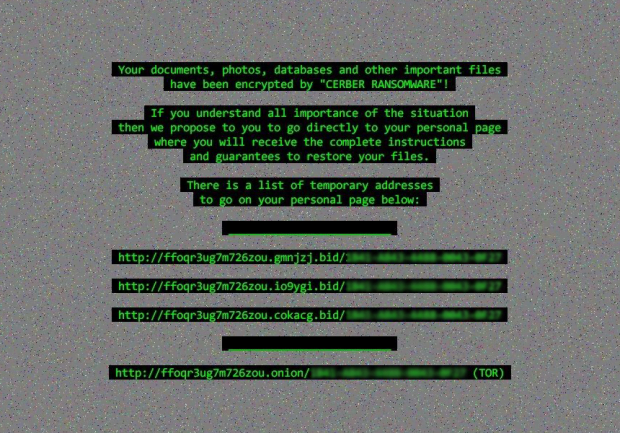 The same old design of Cerber desktop wallpaper