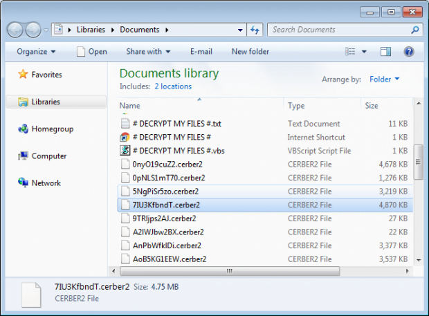 Here is what happens to an arbitrary folder with files Here is what happens to an arbitrary folder with files