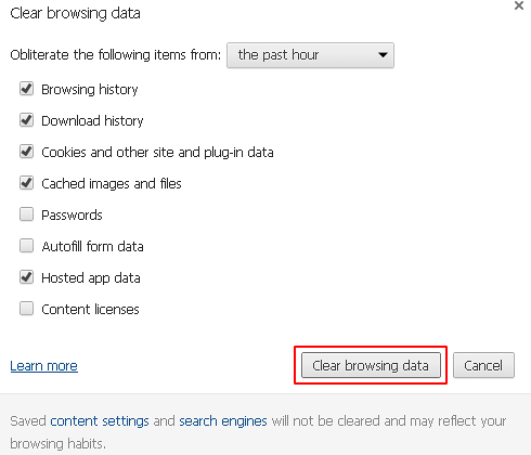 Select the time span