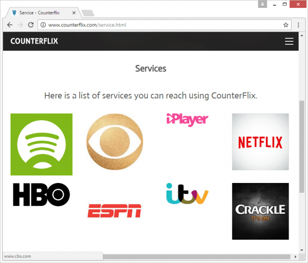 The official facet of Counterflix