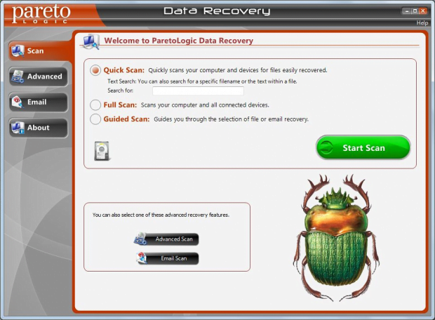 Data Recovery Pro GUI (click on the right-hand arrow to see other screenshots) Data Recovery Pro GUI