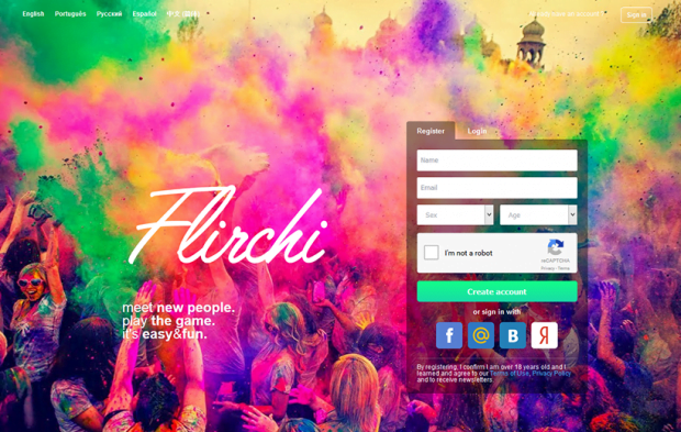 Official page of the Flirchi service Official page of the Flirchi service