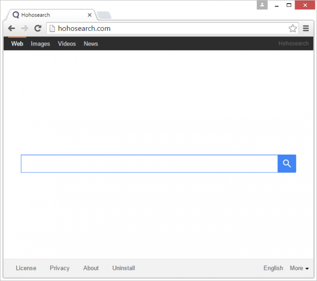 Hohosearch.com mimics a reputable search provider but it’s a dummy Hohosearch.com mimics a reputable search provider but it’s a dummy