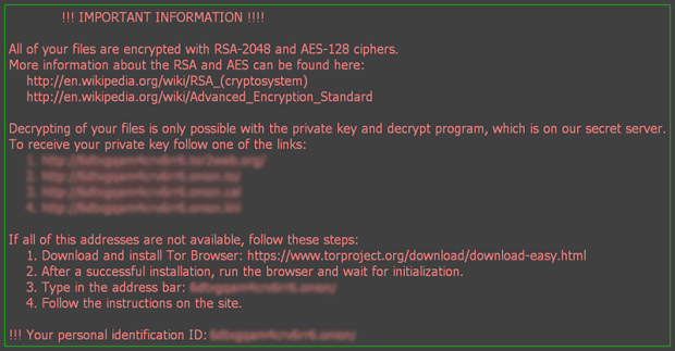 Locky .shit extension variant still changes the desktop background