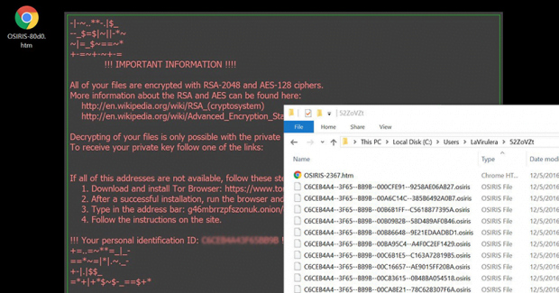 Adverse effects of the Osiris ransomware attack
