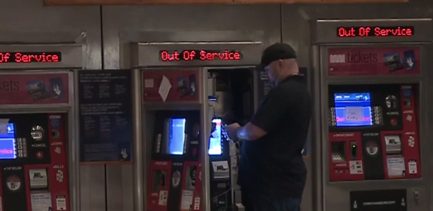 SFMTA (Muni) ticket kiosks are out of service SFMTA (Muni) ticket kiosks are out of service