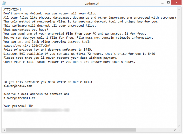 .promok / .promorad2 ransom note in _readme.txt file