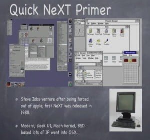 Brief NeXT primer