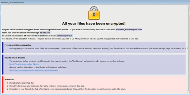 Ransom how-to provided by the .java files ransomware Ransom how-to provided by the .java files ransomware