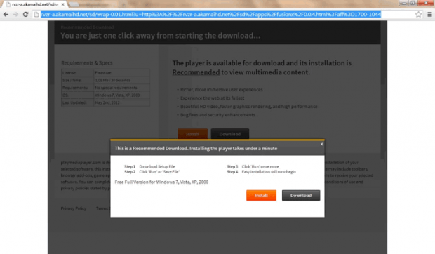 Rvzr-a.akamaihd.net pushing 'recommended multimedia player' Rvzr-a.akamaihd.net pushing 'recommended multimedia player'
