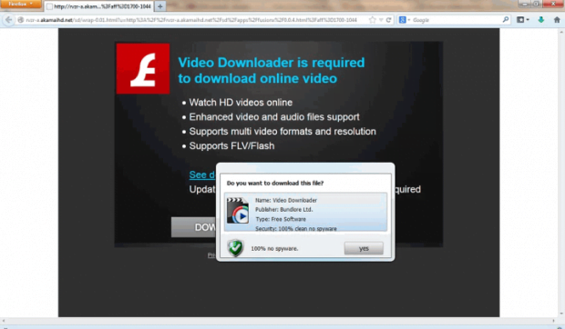 Landing page for 'Video Downloader' Landing page for 'Video Downloader'