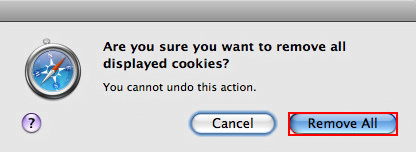 Safari cookies removal proper