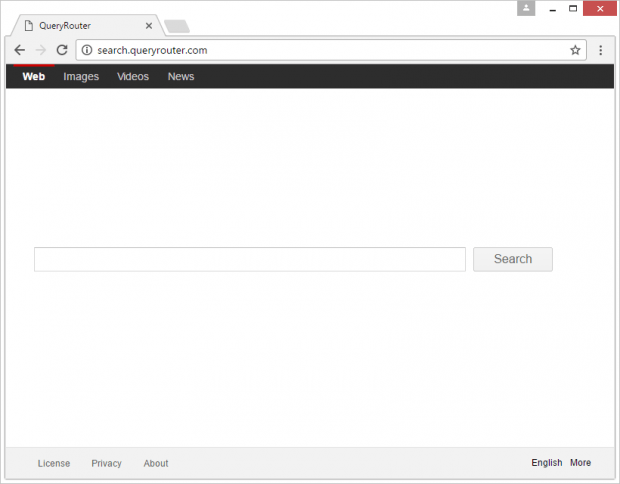 Query Router virus redirects traffic to search.queryrouter.com web page Query Router virus redirects traffic to search.queryrouter.com web page