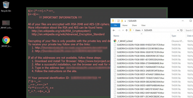 Thor ransomware attack afoot