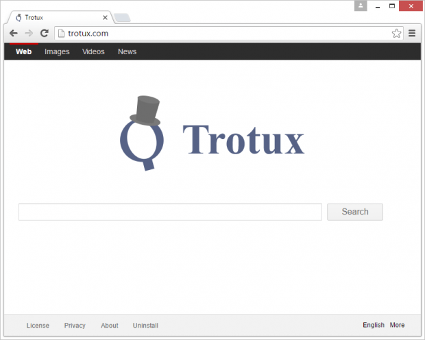 Trotux.com is a rogue search engine Trotux.com is a rogue search engine