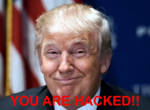 Splash screen displayed by TrumpLocker
