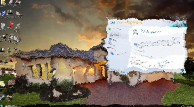The spooky graphical effect caused by www.xvidvideocodecs.com virus