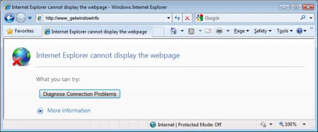 IE browser alert generated by www_getwindowinfo virus