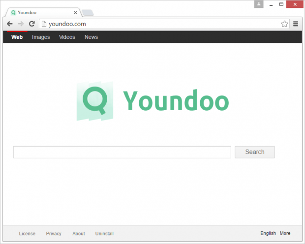 Youndoo set as Chrome homepage without authorization Youndoo set as Chrome homepage without authorization